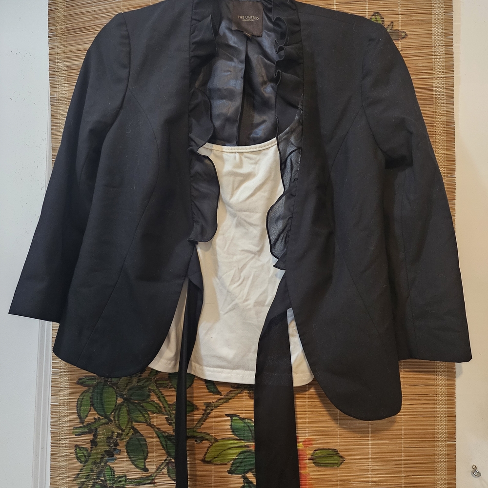 The Limited Black Blazer Classic Tailored Suit Jacket